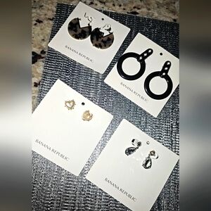 COPY - Banana Republic  Earrings (4 pair)